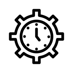 deadline icon or logo isolated sign symbol vector illustration - high quality black style vector icons
