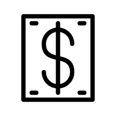 dollar icon or logo isolated sign symbol vector illustration - high quality black style vector icons
