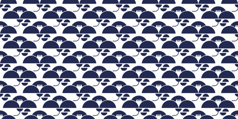 Japanese background. Seamless pattern.Vector. 和風パターン
