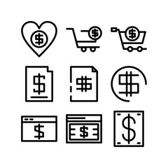 dollar icon or logo isolated sign symbol vector illustration - high quality black style vector icons
