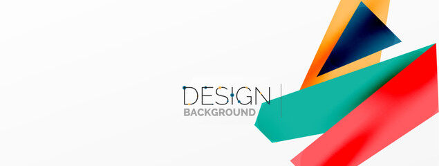 Background abstract overlapping shapes. Minimal composition vector illustration for wallpaper banner background or landing page