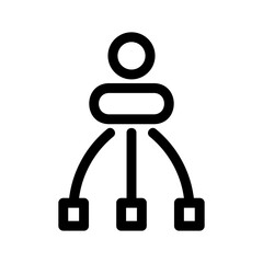 organization icon or logo isolated sign symbol vector illustration - high quality black style vector icons
