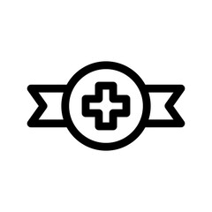 ribbon badge icon or logo isolated sign symbol vector illustration - high quality black style vector icons
