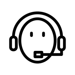 telemarketing icon or logo isolated sign symbol vector illustration - high-quality black style vector icons
