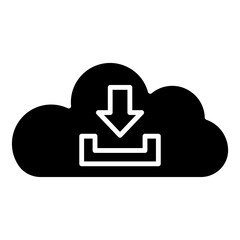 Obraz premium download cloud computing icon