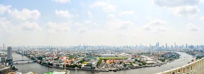 Bangkok panorama view