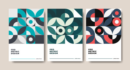 Cover set geometric design.