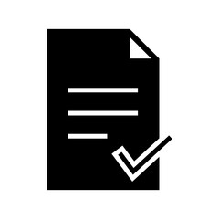 accept icon or logo isolated sign symbol vector illustration - high quality black style vector icons
