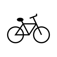 bicycle icon or logo isolated sign symbol vector illustration - high quality black style vector icons
