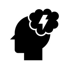 brainstorm icon or logo isolated sign symbol vector illustration - high quality black style vector icons
