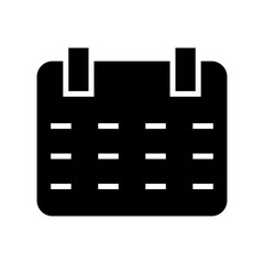 calendar icon or logo isolated sign symbol vector illustration - high quality black style vector icons
