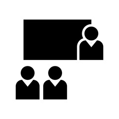 Teacher icon or logo isolated sign symbol vector illustration - high quality black style vector icons
