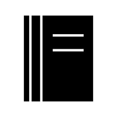 closed book icon or logo isolated sign symbol vector illustration - high quality black style vector icons
