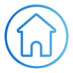 home gradient icon