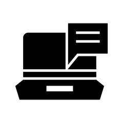 communication icon or logo isolated sign symbol vector illustration - high quality black style vector icons
