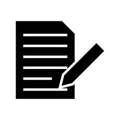 contract icon or logo isolated sign symbol vector illustration - high quality black style vector icons
