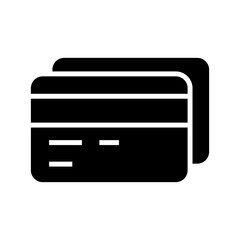 Fototapeta premium credit card icon or logo isolated sign symbol vector illustration - high quality black style vector icons 