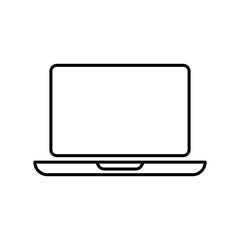 Laptop icon vector design templates on white background