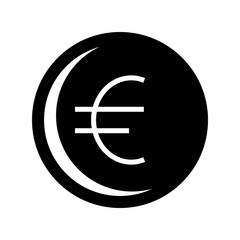euro icon or logo isolated sign symbol vector illustration - high quality black style vector icons
