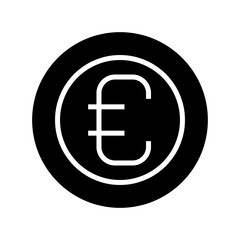 euro icon or logo isolated sign symbol vector illustration - high quality black style vector icons
