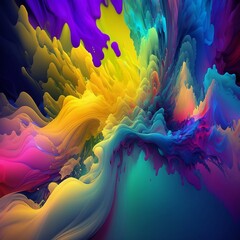 Trippy desktop background vibrant colors
