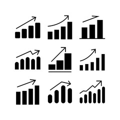 growth icon or logo isolated sign symbol vector illustration - high quality black style vector icons
