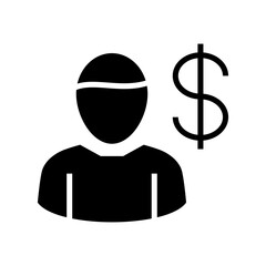 earning icon or logo isolated sign symbol vector illustration - high quality black style vector icons
