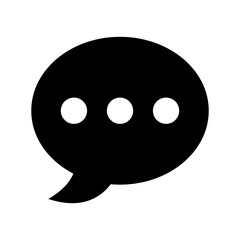 message icon or logo isolated sign symbol vector illustration - high quality black style vector icons
