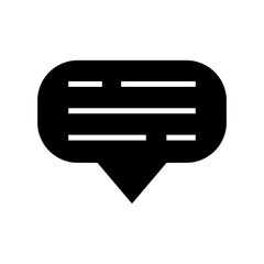 message icon or logo isolated sign symbol vector illustration - high quality black style vector icons
