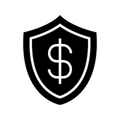 Fototapeta premium money protection icon or logo isolated sign symbol vector illustration - high quality black style vector icons 