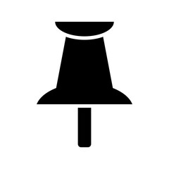 pin icon or logo isolated sign symbol vector illustration - high quality black style vector icons
