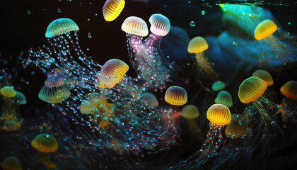 Fototapeta na wymiar jellyfish