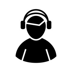 telemarketing icon or logo isolated sign symbol vector illustration - high quality black style vector icons
