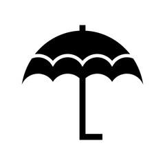 umbrella icon or logo isolated sign symbol vector illustration - high quality black style vector icons
