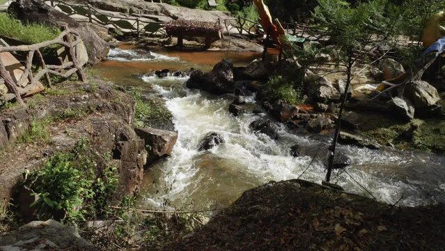 A beautiful view of datanla waterfall