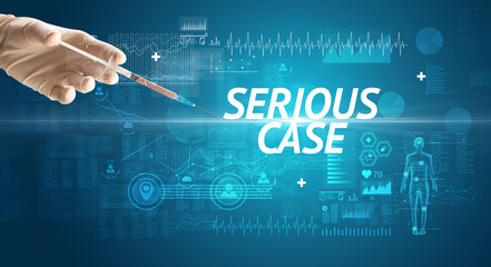 Syringe needle with virus vaccine