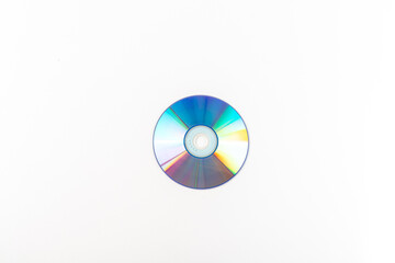 Blank DVD isolated on a white background