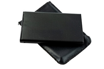 Power bank isolated on white background