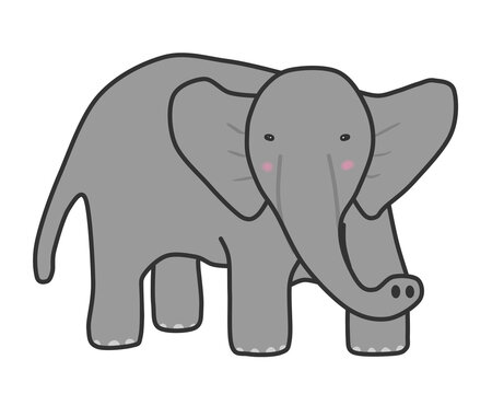 clip art design of elephant