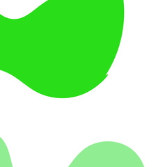 Green Abstract Shapes Decor Background 