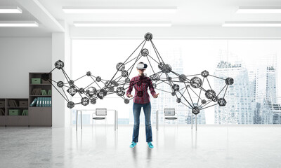 Most new entertainment and communication technologies in use. Mixed media