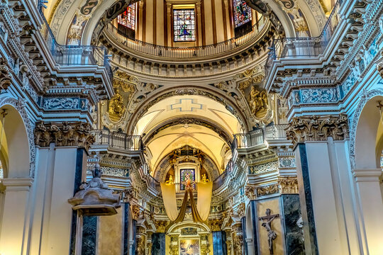 Basilica Altar Dome Cathedral Nice France