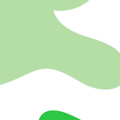 Green Abstract Shapes Decor Background 