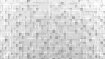 Abstract geometric white background. 3D Render..