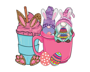 Easter Drink Sublimation for t-shirt and others