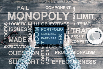 Close view of woman in checked shirt at her workplace