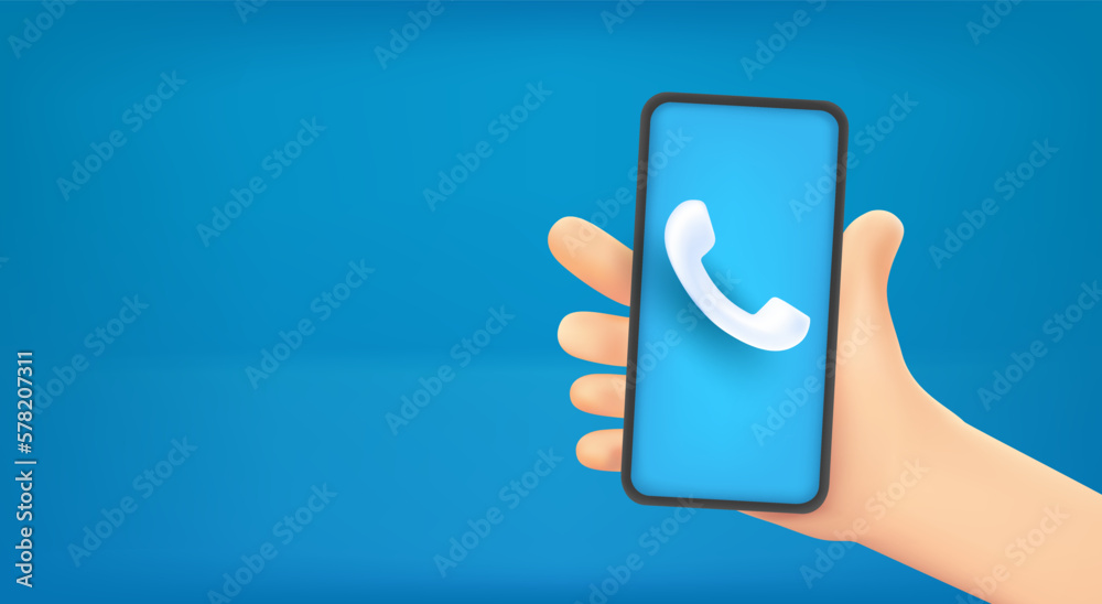 Poster cartoon hand holding modern smartphone with navigation application. world travel concept. 3d vector 
