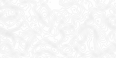 Topographic map. Geographic mountain relief. Abstract lines background. Contour maps. Vector illustration, Topo contour map on white background, Topographic contour lines vector map seamless pattern.