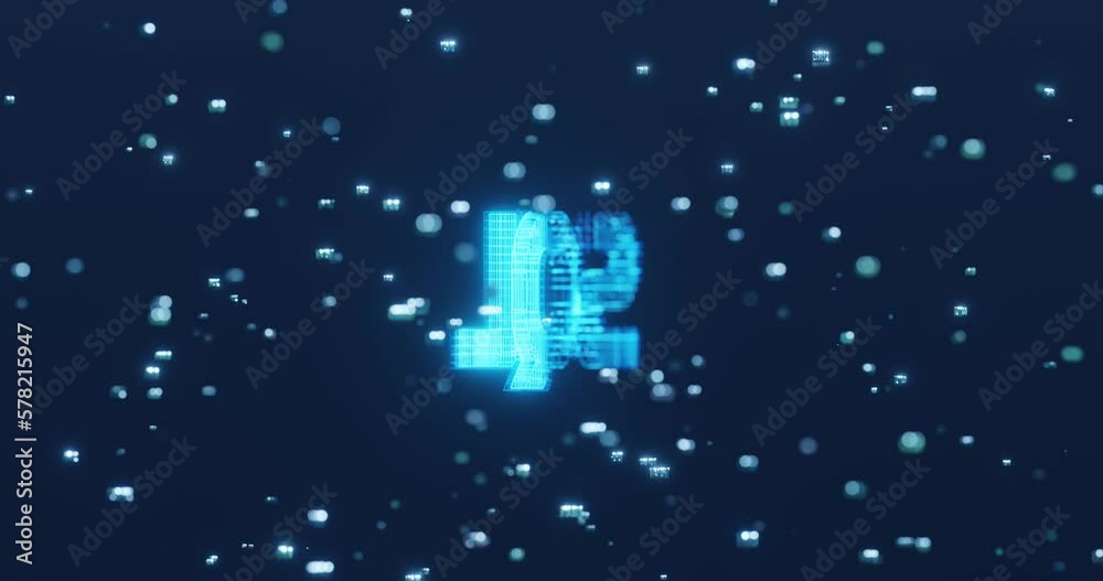 Poster SQL word and SQL statements (Structured Query Language) code on a blue background. 3D animation.
