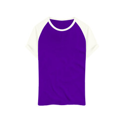 blue t shirt isolated